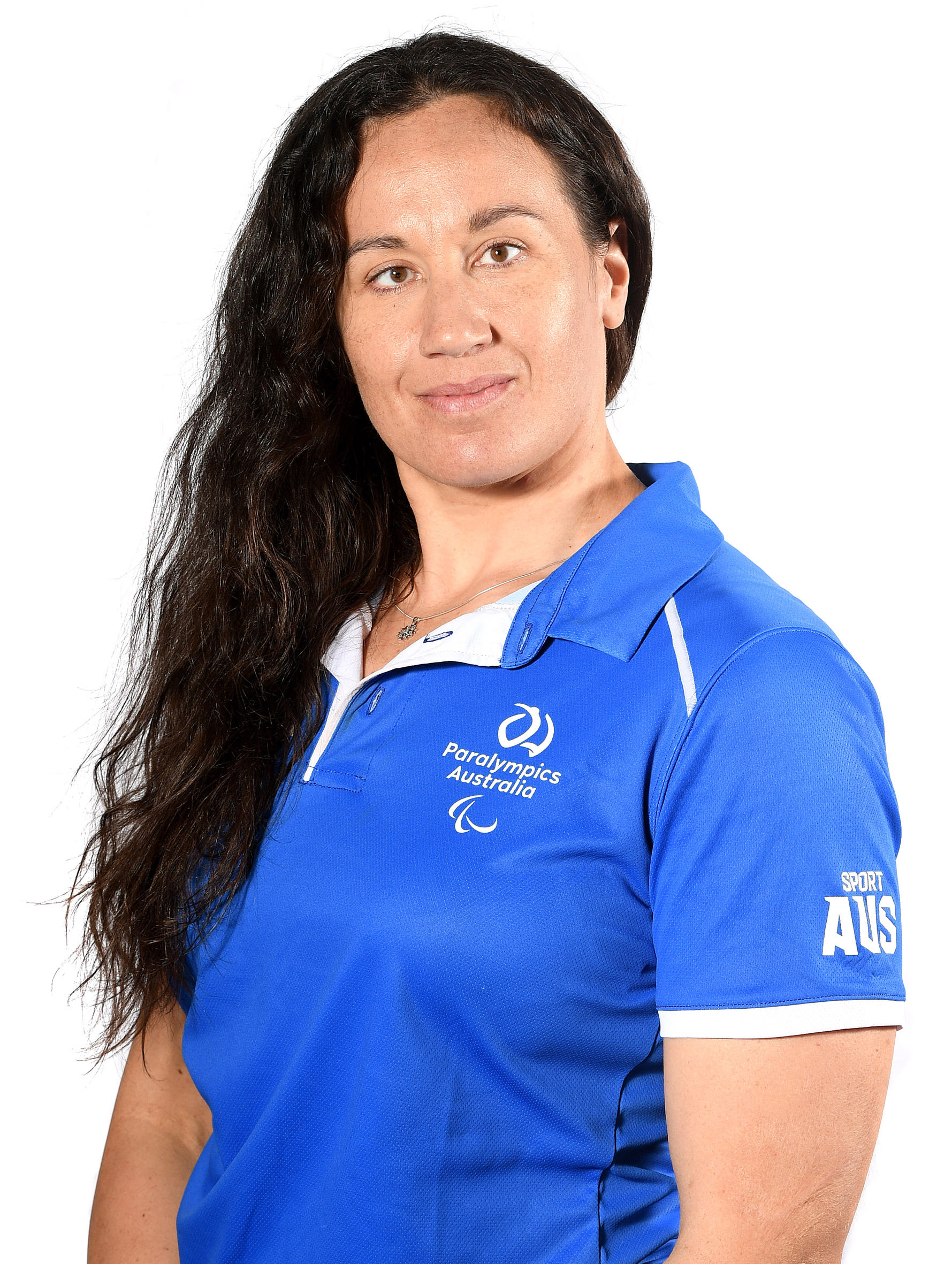 Melissa Perrine en tenue pour du comité paralympique australien