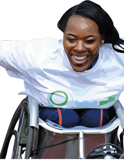 Anne Wafula avec le sourire