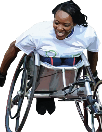 Anne Wafula avec le sourire à l'entraînement