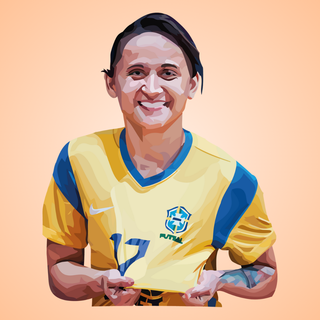 La sportive Amandinha